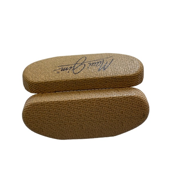 Maui Jim sunglass case Basket Weave Hard Clamshell CASE ONLY - Picture 5 of 8